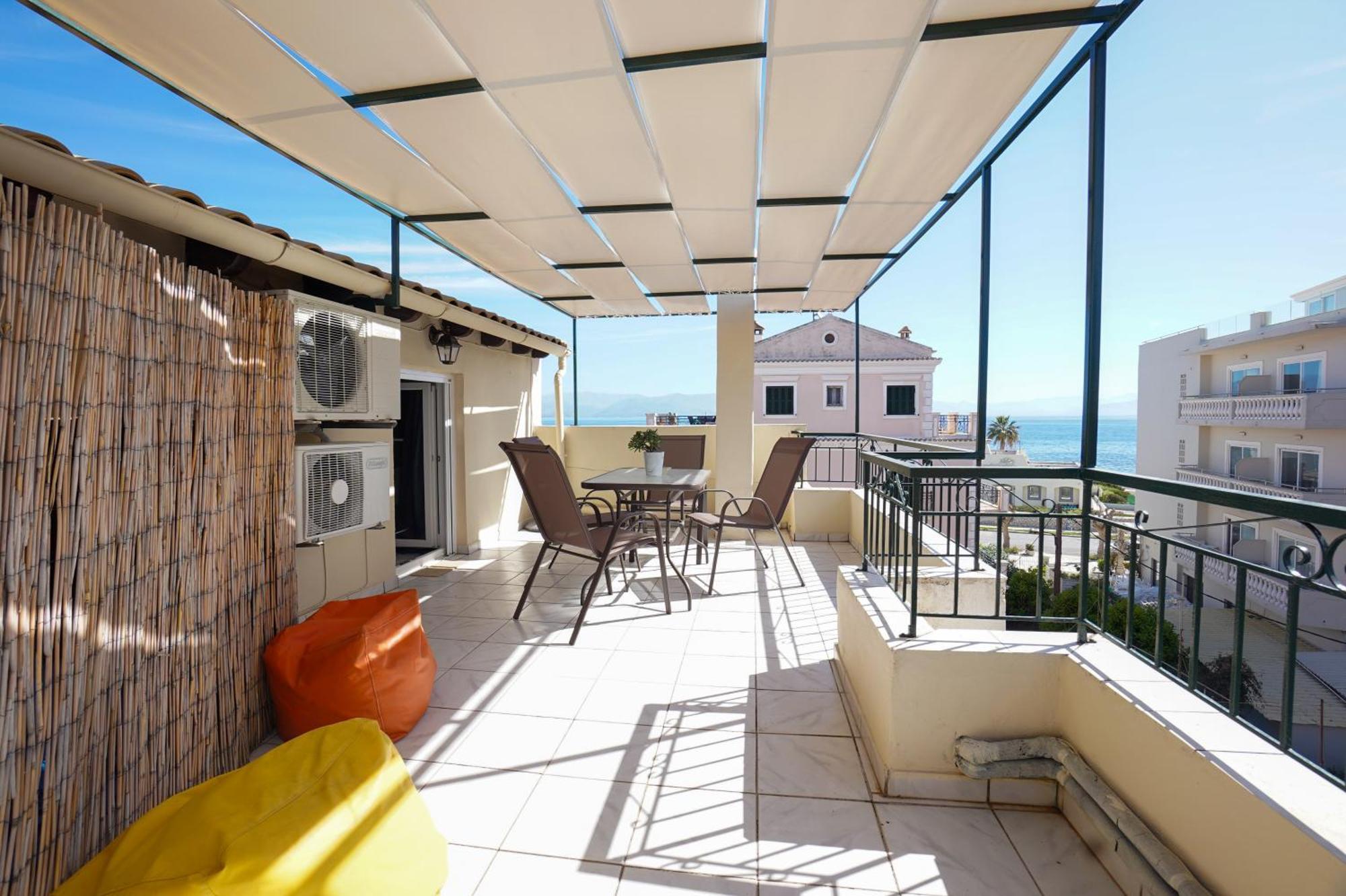 Anemomilos Sea View Penthouse Corfu  Exteriér fotografie